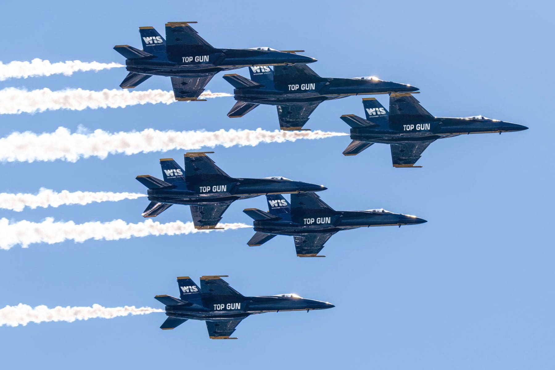 Blue Angels Navy Planes In Flight